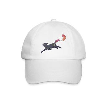 Süße Katze lesbian pride  - Baseballkappe - Weiß/Weiß - Vorne