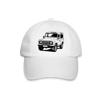 Defender - Baseballkappe - Weiß/Weiß - Vorne