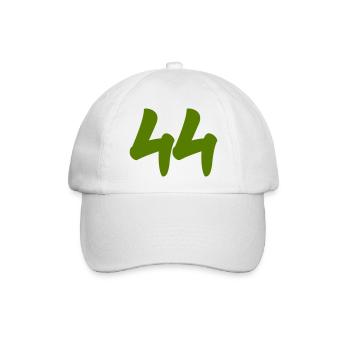 44- - Baseballkappe - Weiß/Weiß - Vorne