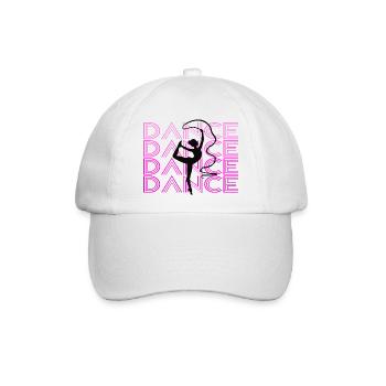 Dance - Baseballkappe - Weiß/Weiß - Vorne