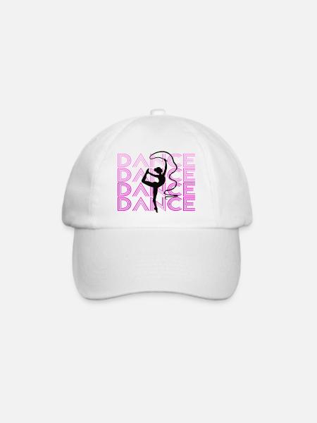 Dance - Baseballkappe - Weiß/Weiß