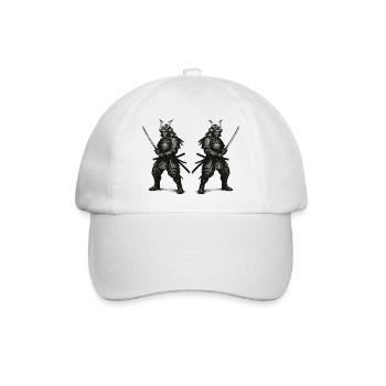 Doppel-Samurai Schattenrüstung - Baseballkappe - Weiß/Weiß - Vorne