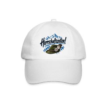 Herrschaftszeiten Trachten Outfit - Baseballkappe - Weiß/Weiß - Vorne
