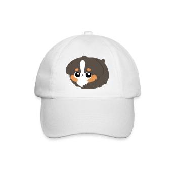 Chibi Berner Bergwelpe - Baseballkappe - Weiß/Weiß - Vorne