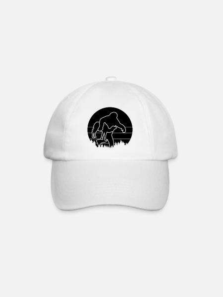 Bigfoot und Kamel - Baseballkappe - Weiß/Weiß