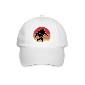 Bigfoot Kamel Retro-Style - Baseballkappe - Weiß/Weiß - Vorne