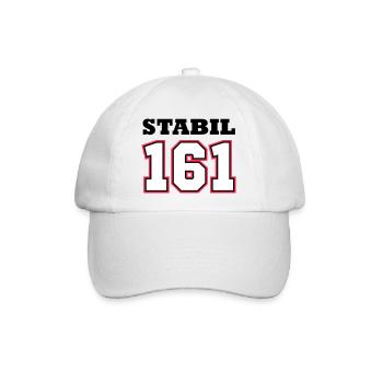 STABIL 161 - FOOTBALL RED - Baseballkappe - Weiß/Weiß - Vorne