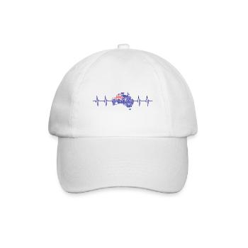 Australien - Australia - Baseballkappe - Weiß/Weiß - Vorne
