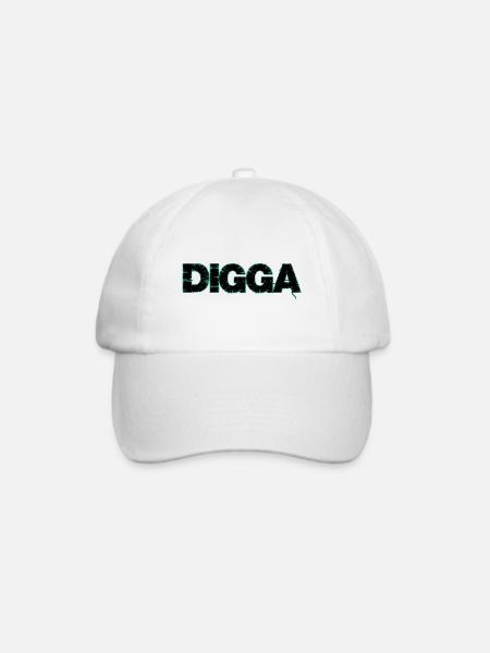 Digga - Baseballkappe - Weiß/Weiß