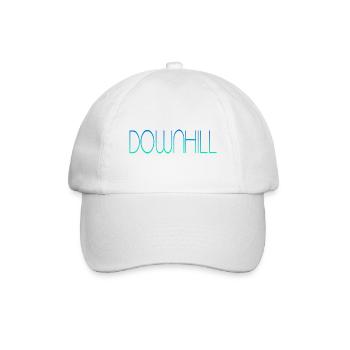 downhill - Baseballkappe - Weiß/Weiß - Vorne