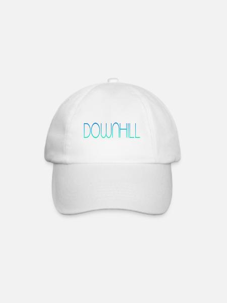 downhill - Baseballkappe - Weiß/Weiß