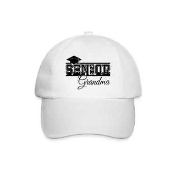 Senior 2023 Oma Stolze Oma von Graduate - Baseballkappe - Weiß/Weiß - Vorne