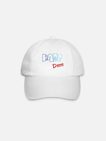 Habe Dere - Baseballkappe - Weiß/Weiß