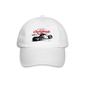 Chopper California - Baseballkappe - Weiß/Weiß - Vorne