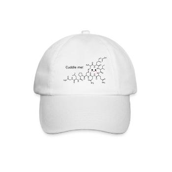 Oxytocin - Cuddle me - Black - Baseballkappe - Weiß/Weiß - Vorne