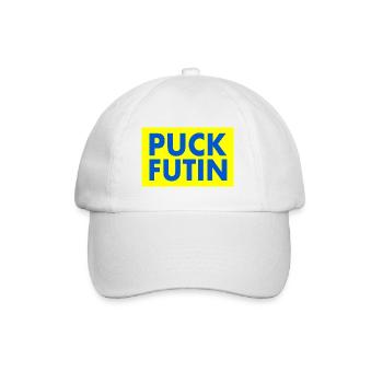Fck ptn - Baseballkappe - Weiß/Weiß - Vorne