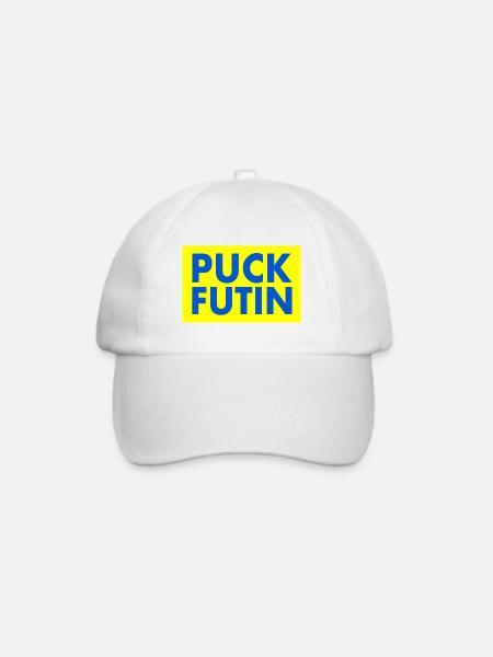 Fck ptn - Baseballkappe - Weiß/Weiß