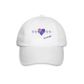 Australien Australia - Baseballkappe - Weiß/Weiß - Vorne