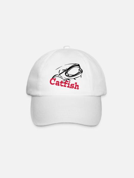 catfish - Baseballkappe - Weiß/Weiß