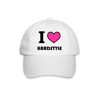 hardstyle - Baseballkappe - Weiß/Weiß - Vorne