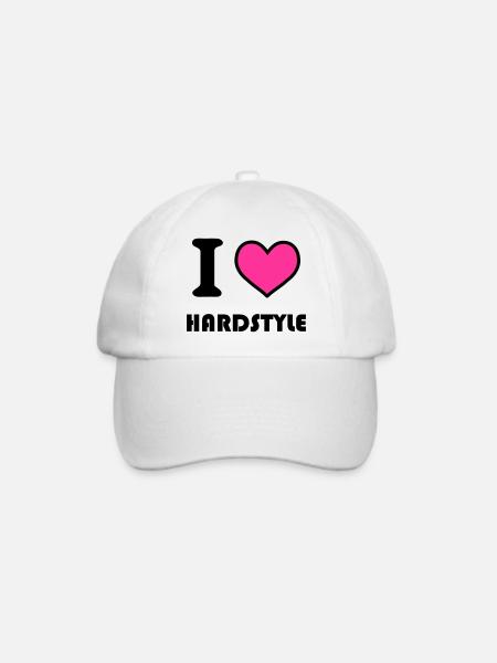 hardstyle - Baseballkappe - Weiß/Weiß
