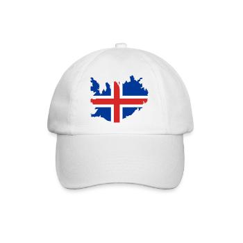 Iceland - Baseballkappe - Weiß/Weiß - Vorne