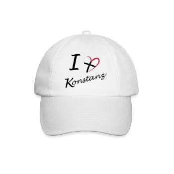 Konstanz Liebe - Baseballkappe - Weiß/Weiß - Vorne