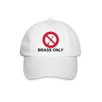Brass Only - Baseballkappe - Weiß/Weiß - Vorne