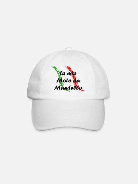 la_mia_moto_mandello - Baseballkappe - Weiß/Weiß