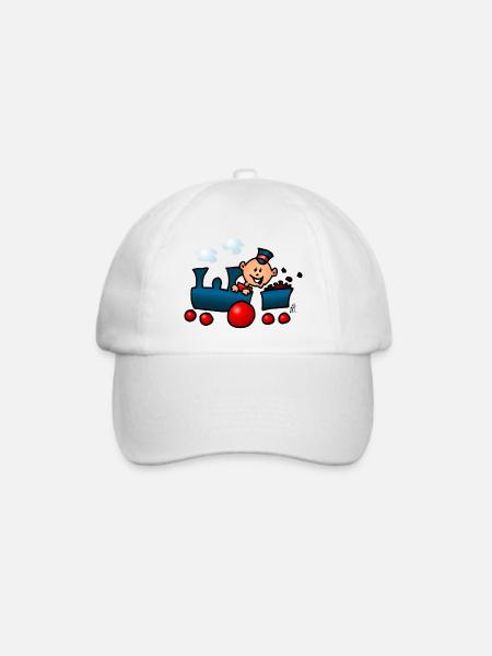 Zug - Baseballkappe - Weiß/Weiß