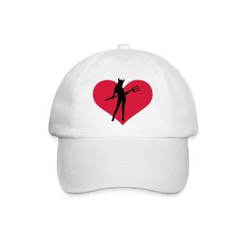 she_devil - Baseballkappe - Weiß/Weiß - Vorne