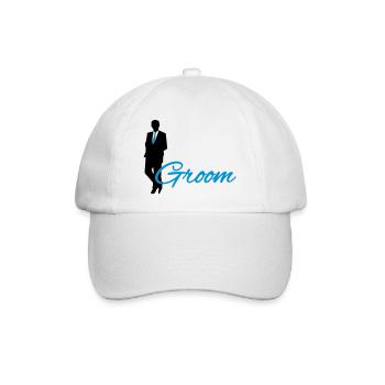 Groom - Baseballkappe - Weiß/Weiß - Vorne