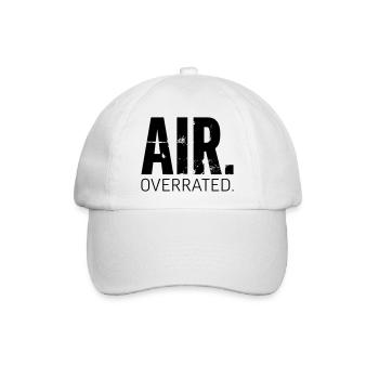 Freediving Apnoetauchen Air Overrated - Baseballkappe - Weiß/Weiß - Vorne