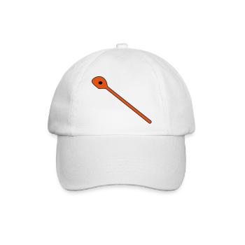 Kochloeffel 2 - Baseballkappe - Weiß/Weiß - Vorne