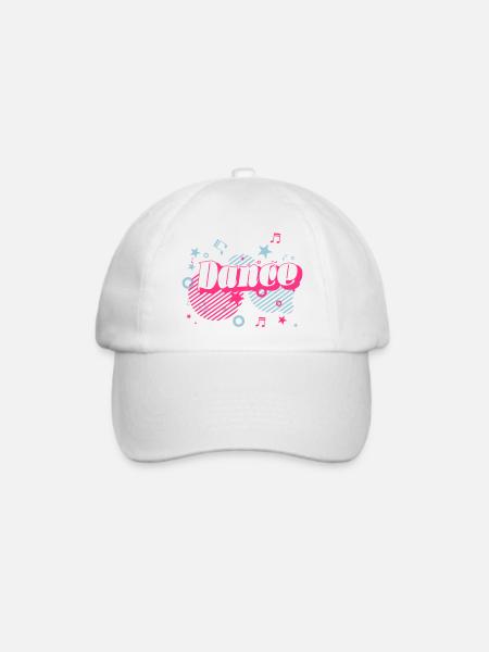 dance crazy - Baseballkappe - Weiß/Weiß