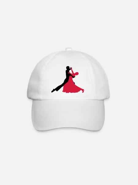 Tanzpaar - Baseballkappe - Weiß/Weiß