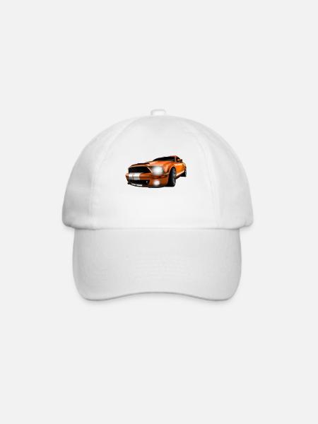 sport car - Baseballkappe - Weiß/Weiß
