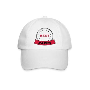 Best pappa 111 - Baseballkappe - Weiß/Weiß - Vorne
