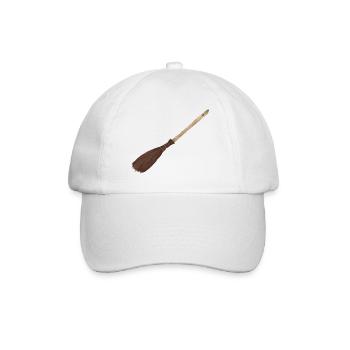 Besen - Baseballkappe - Weiß/Weiß - Vorne