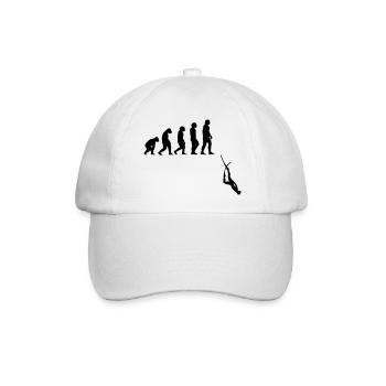 Evolution Apnoe Tauchen - Baseballkappe - Weiß/Weiß - Vorne