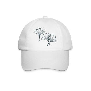 Ginko geht - Baseballkappe - Weiß/Weiß - Vorne