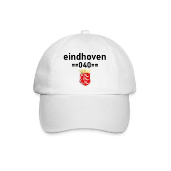 eindhoven 040mit waffe eindhoven - Baseballkappe - Weiß/Weiß - Vorne