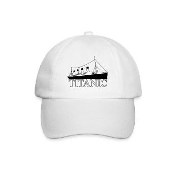 Titanisch - Baseballkappe - Weiß/Weiß - Vorne