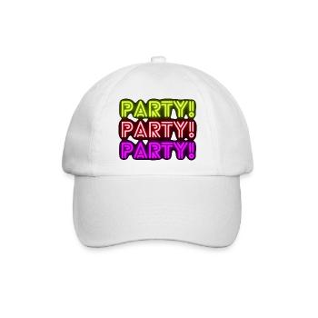 DIE PARTEI - Baseballkappe - Weiß/Weiß - Vorne