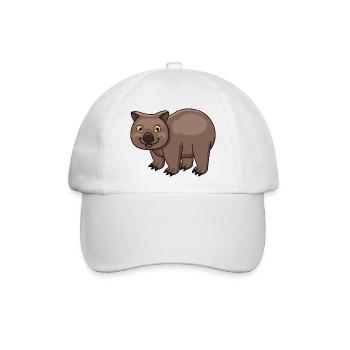 Wombat - Baseballkappe - Weiß/Weiß - Vorne