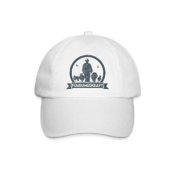 Schäferei Schafe Führungskraft Schafhirte Geschenk - Baseballkappe - Weiß/Weiß - Vorne