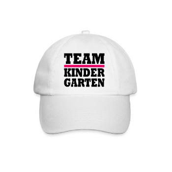 Team kindergarten - Baseballkappe - Weiß/Weiß - Vorne