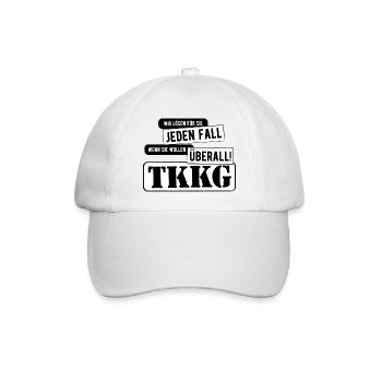TKKG Titelmusik Logo - Baseballkappe - Weiß/Weiß - Vorne