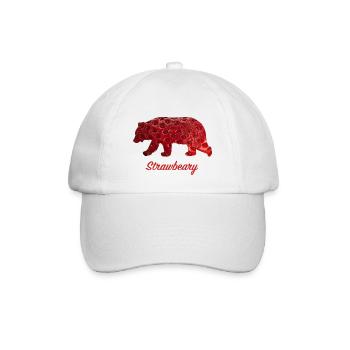 Strawbeary - Baseballkappe - Weiß/Weiß - Vorne