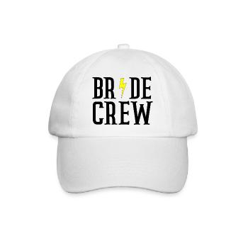 Braut Crew - Baseballkappe - Weiß/Weiß - Vorne